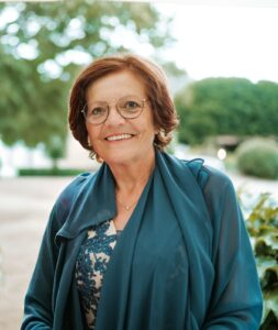 Portrait of Josiane Trierweiler, member of ALGSO committee and mother of ALGSO's president and founder: Charel Trierweiler.