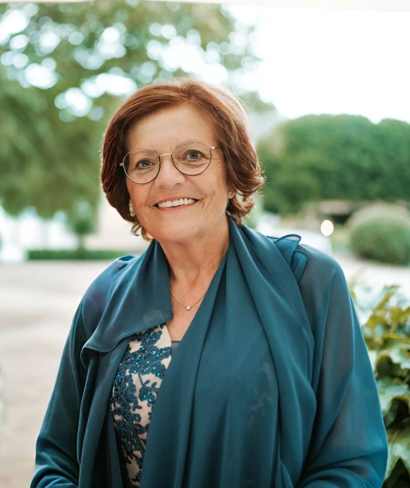 Portrait of Josiane Trierweiler, member of ALGSO committee and mother of ALGSO's president and founder: Charel Trierweiler.