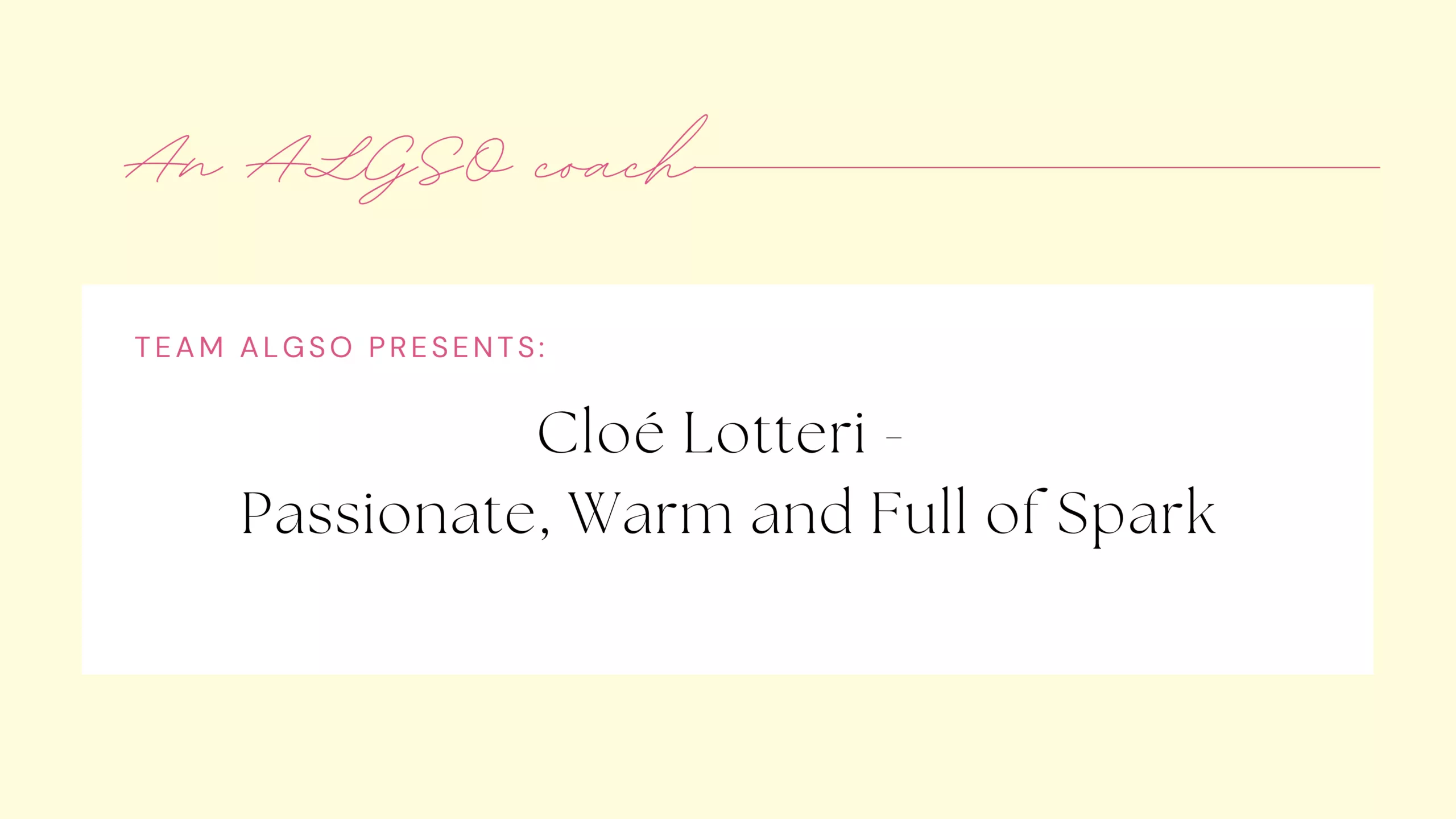 Meet Cloé Lotteri: Fitness Coach with Heart, Humour, and Purpose