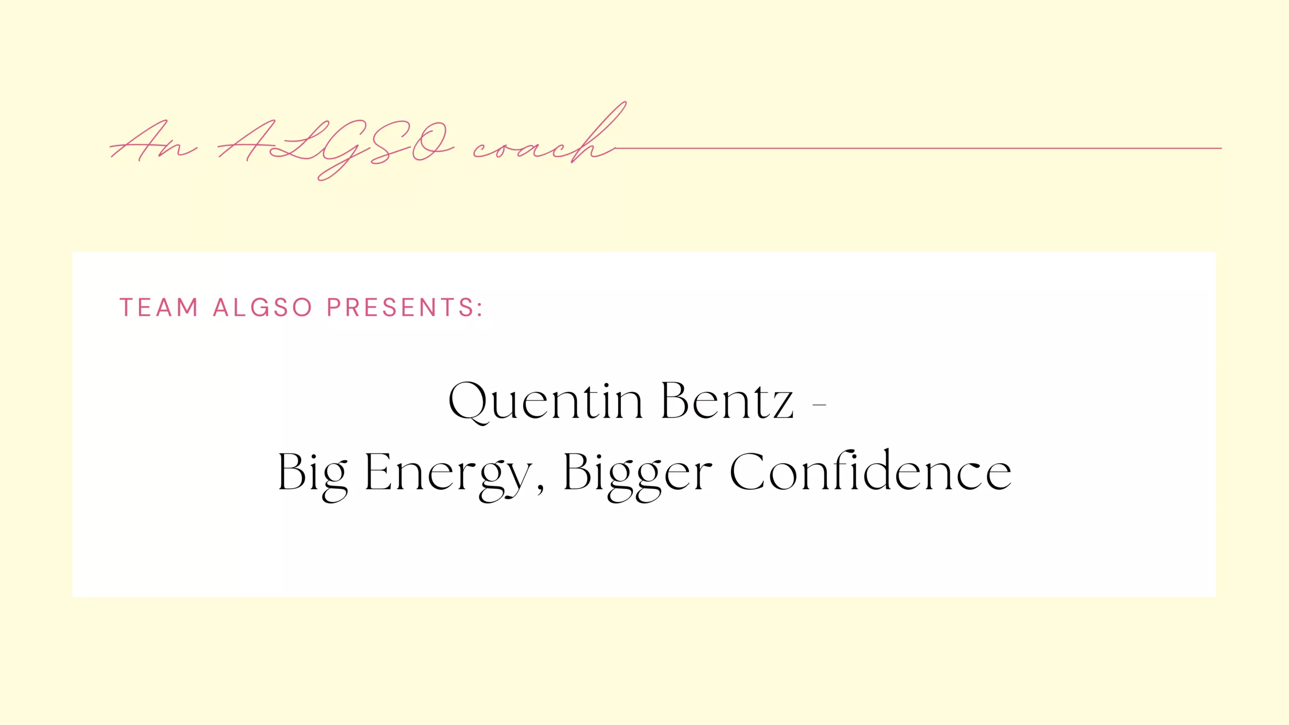 Meet Quentin Bentz – Sport, Banter & 80s Beats