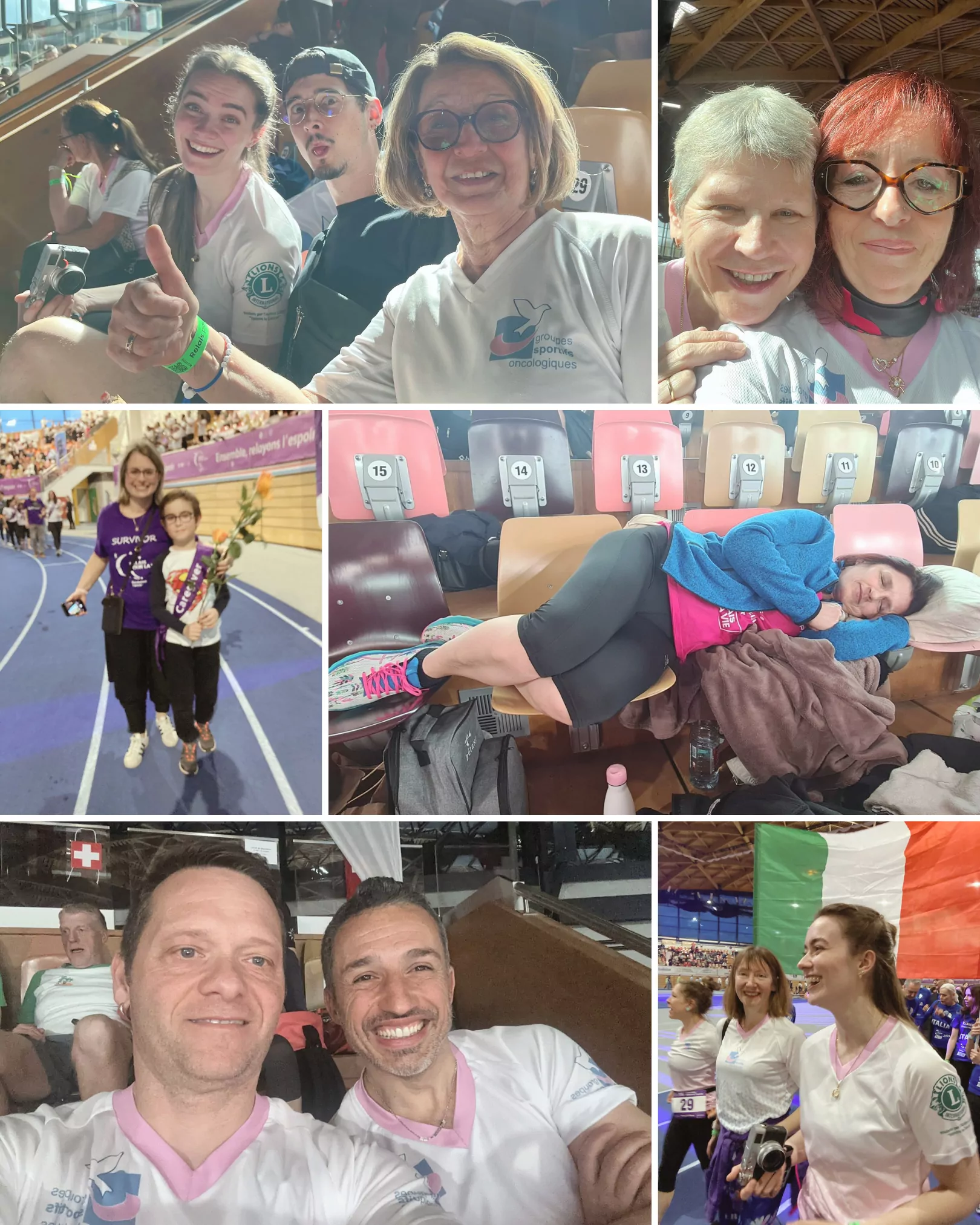 Photo collage of the snapshots taken by our ALGSO family at last year's Relais pour la Vie. Photo collage of the snapshots taken by our ALGSO family at last year's Relais pour la Vie.