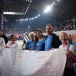 Relais pour la Vie 2026 Photo Gallery cover with Team ALGSO doing the first lap together.